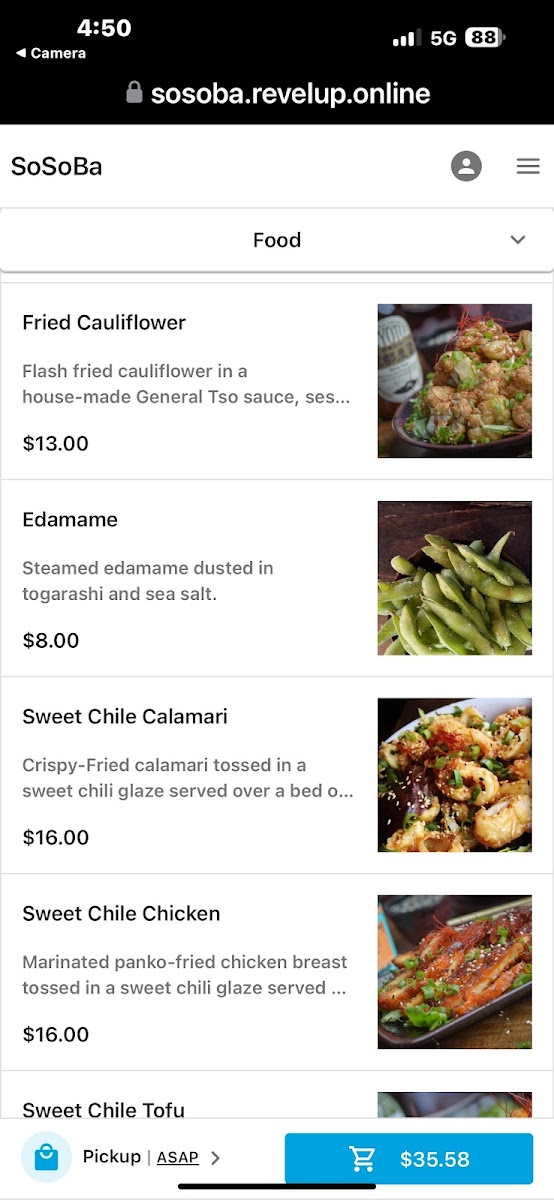 SoSoBa Menu - Image 3