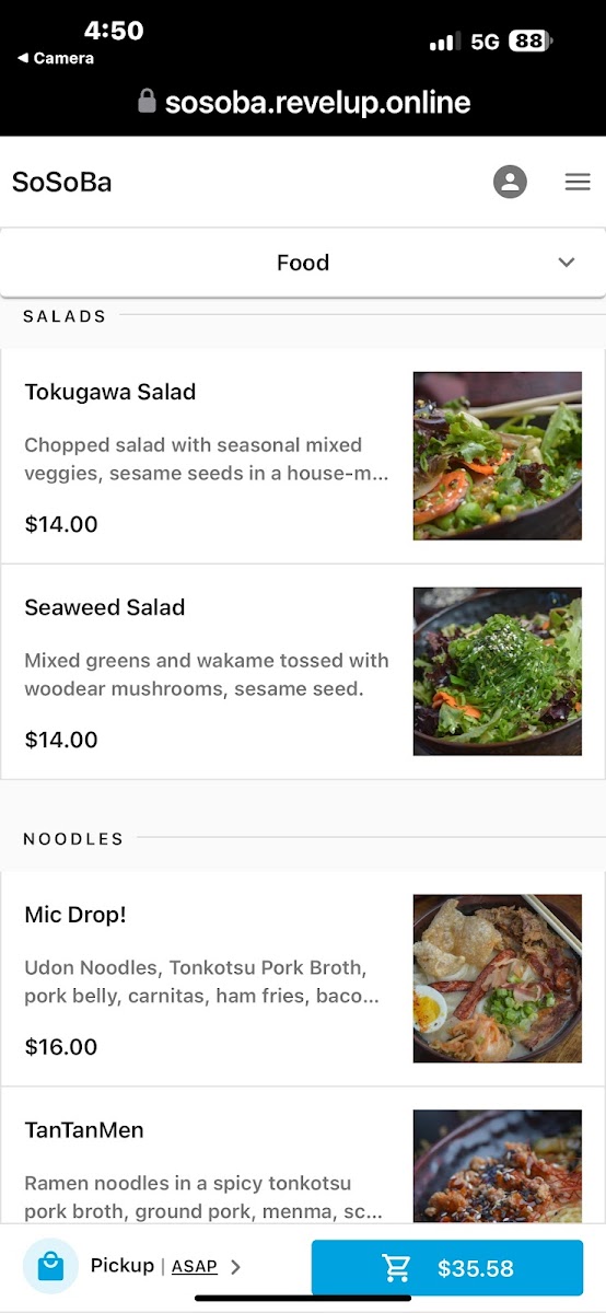 SoSoBa Menu - Image 5