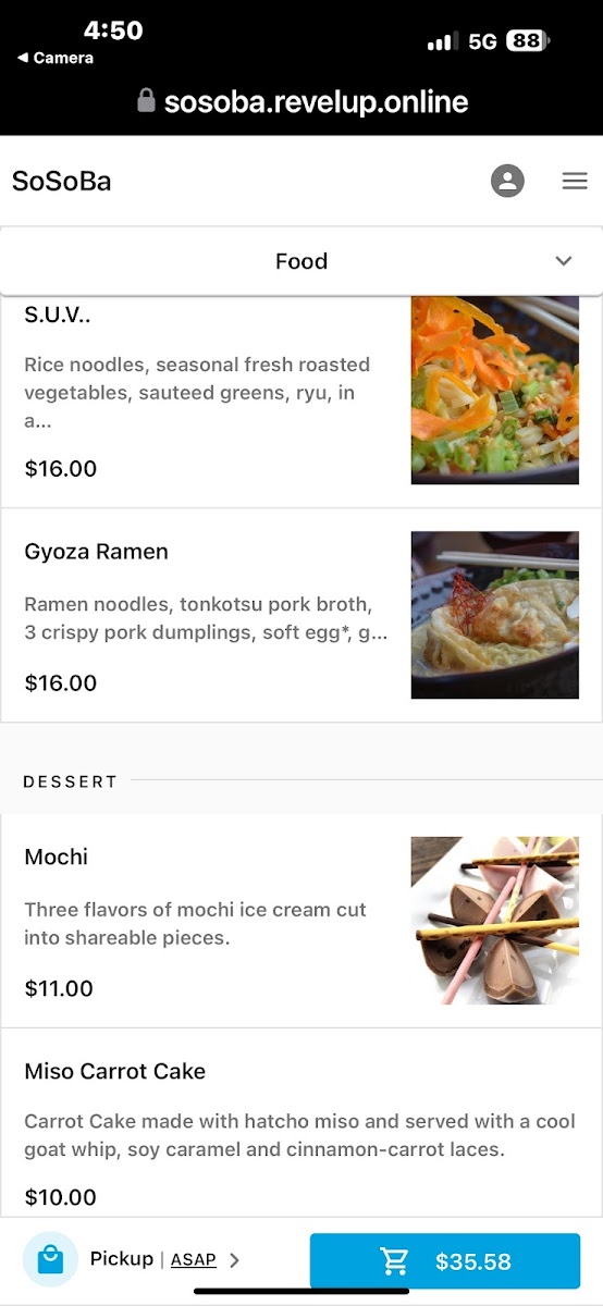 SoSoBa Menu - Image 6